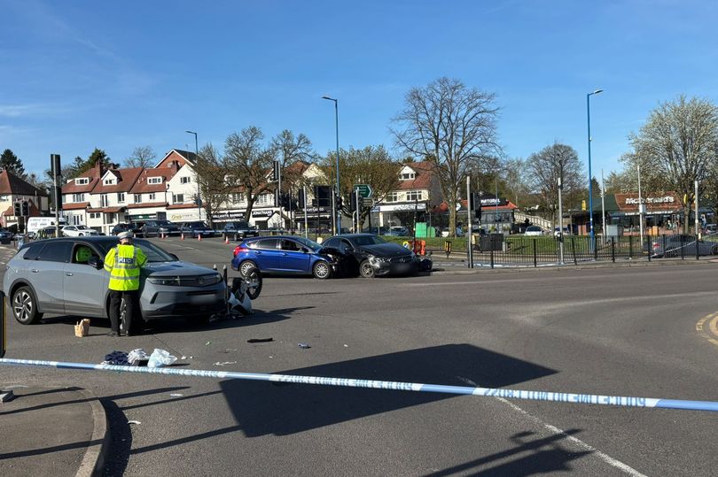 Motorcyclist fighting for his life in Birmingham after crash on main road