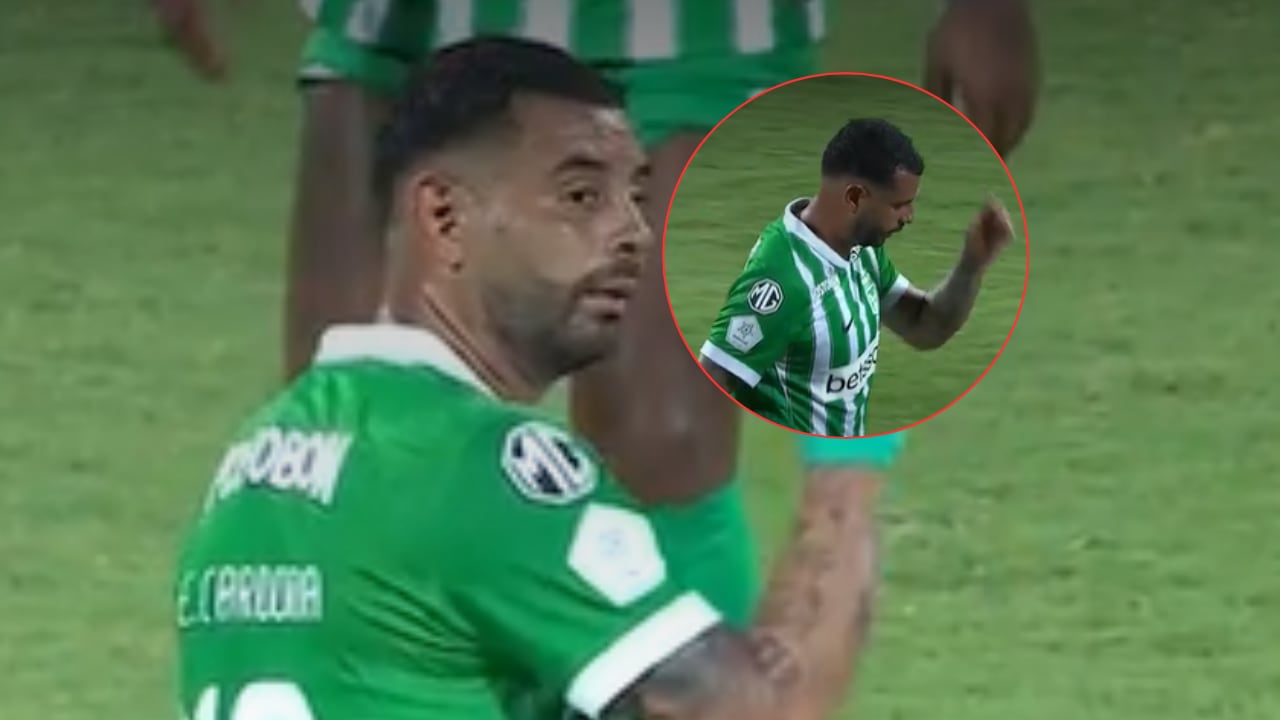El gesto de Edwin Cardona al ver que Diego Arias lo sacó en Nacional ...
