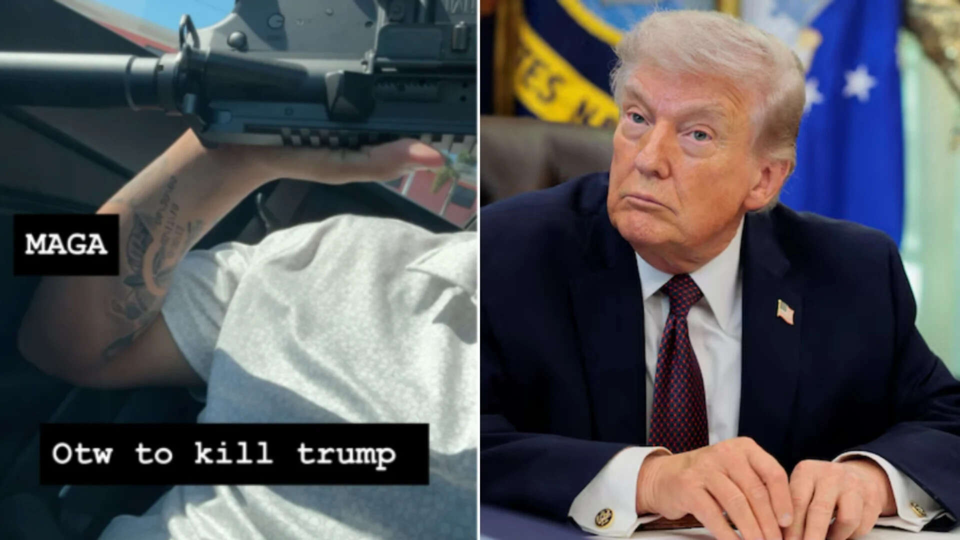 'MAGA otw to kill Trump': Florida man arrested for threatening US ...