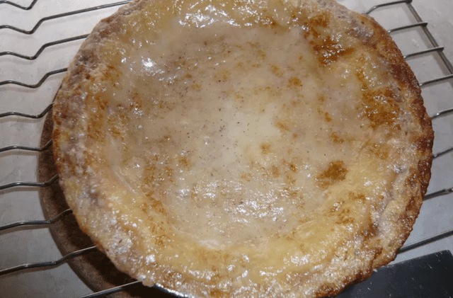 a closeup of sugar cream pie iii