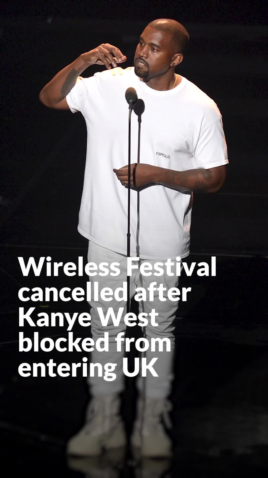 Wireless Festival cancelled after Kanye West blocked from entering UK