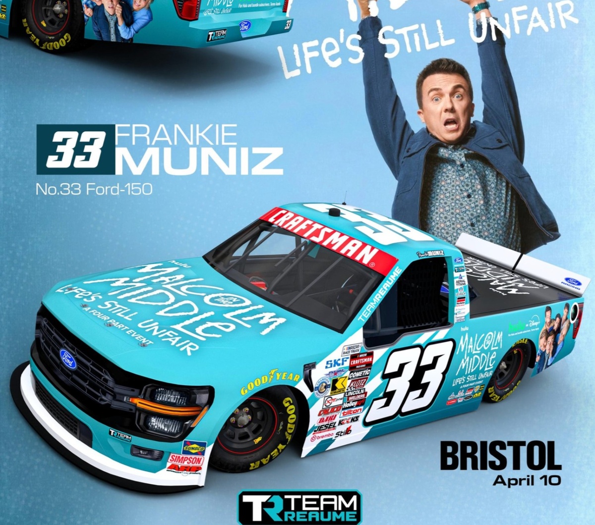 Malcolm in the Middle revival show to sponsor Frankie Muniz at Bristol
