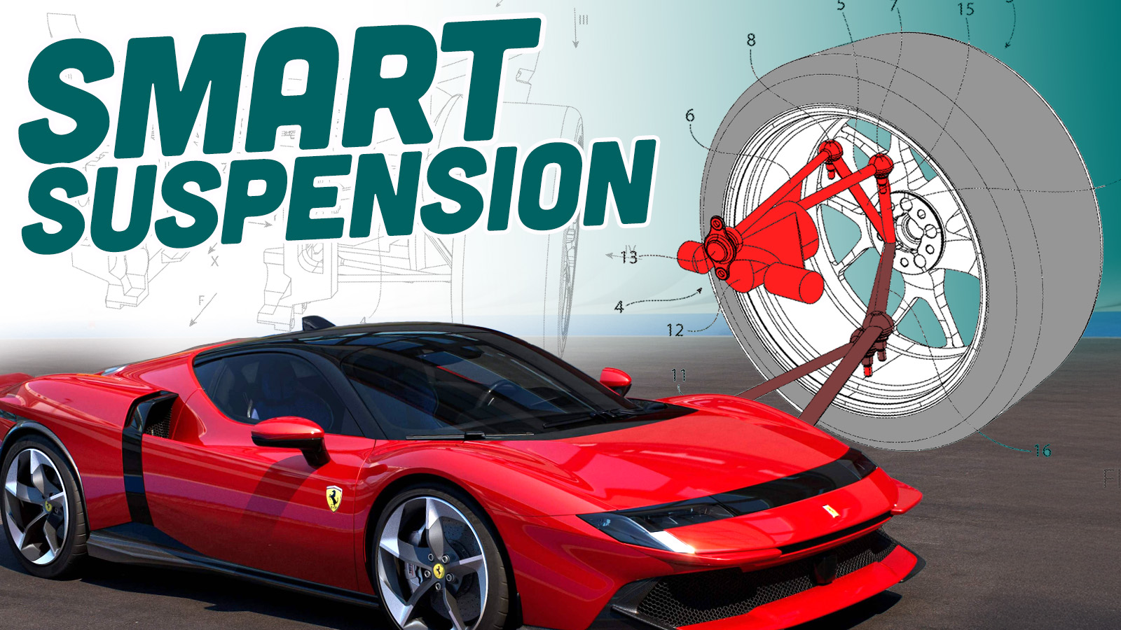 Ferrari wants to make a suspension system that automatically adjusts ...