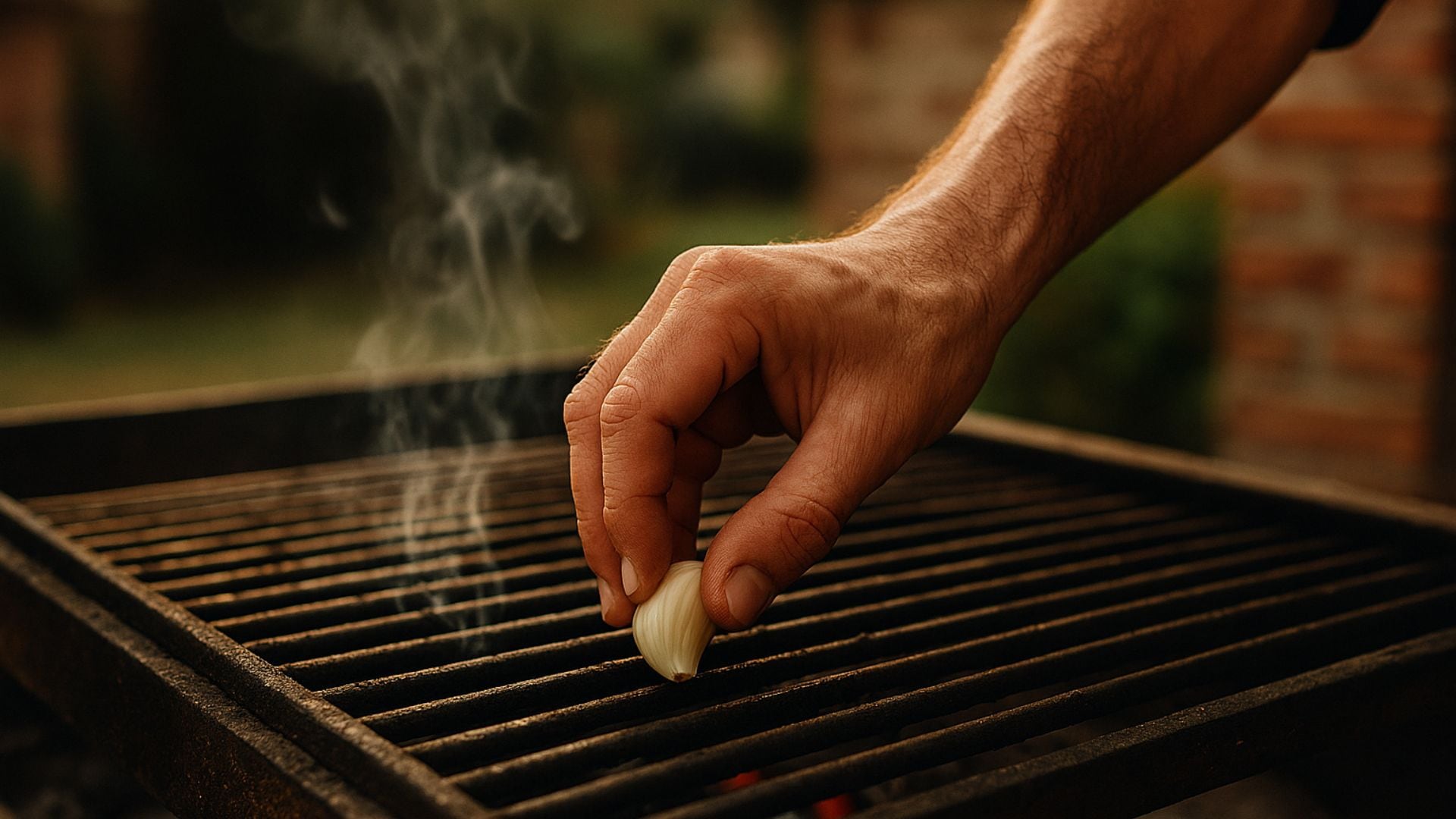Frotar un diente de ajo sobre la parrilla: para qué sirve y cuándo hacerlo