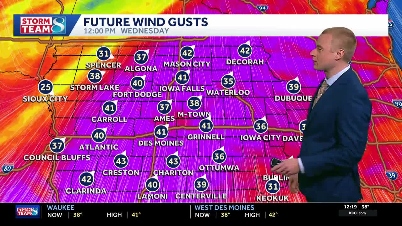 Iowa weather: Snow showers today turning to warmer rain chances for the ...