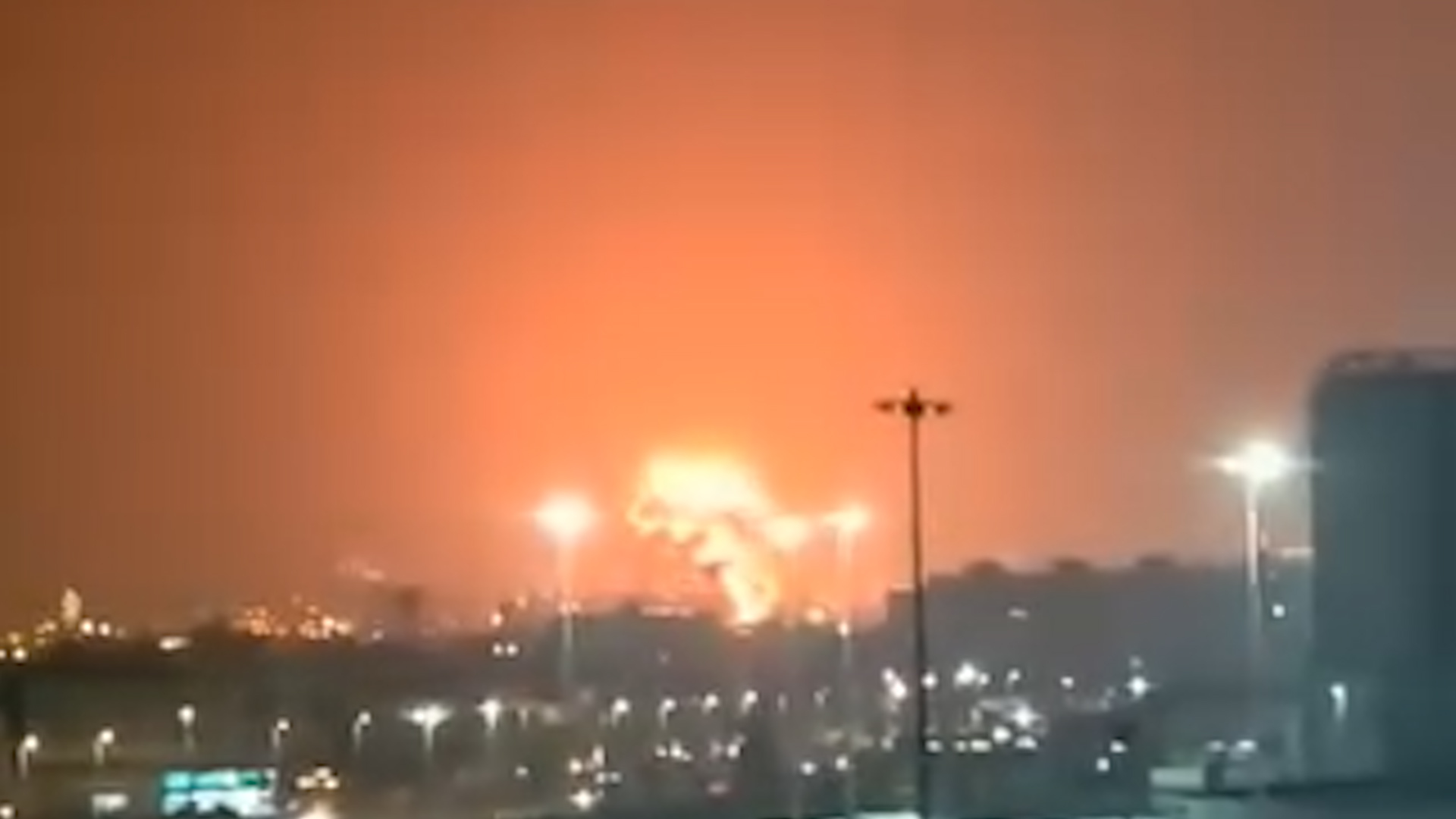 Fire erupts near industrial site in Saudi Arabia after Iranian strikes