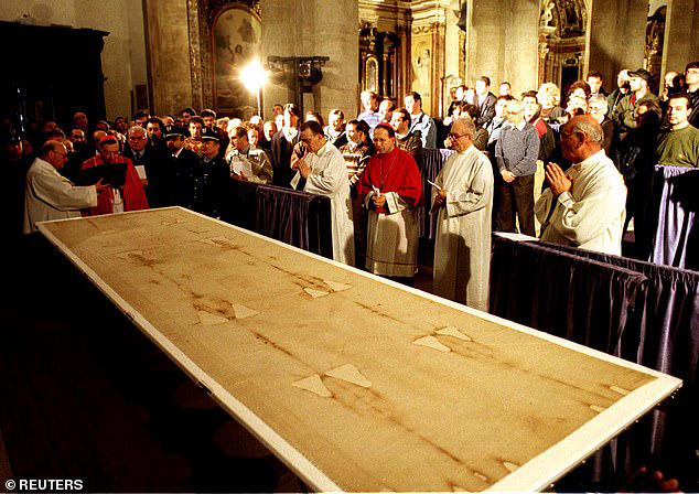 The relic is believed to be the burial cloth that wrapped Jesus after he died on the cross and is said to bear his image left after the resurrection 