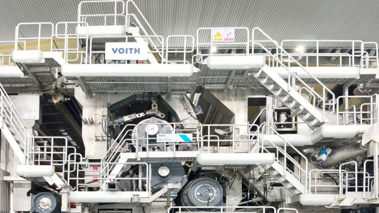 Voith brings PM 19 on stream at Wuzhou Specialty Paper