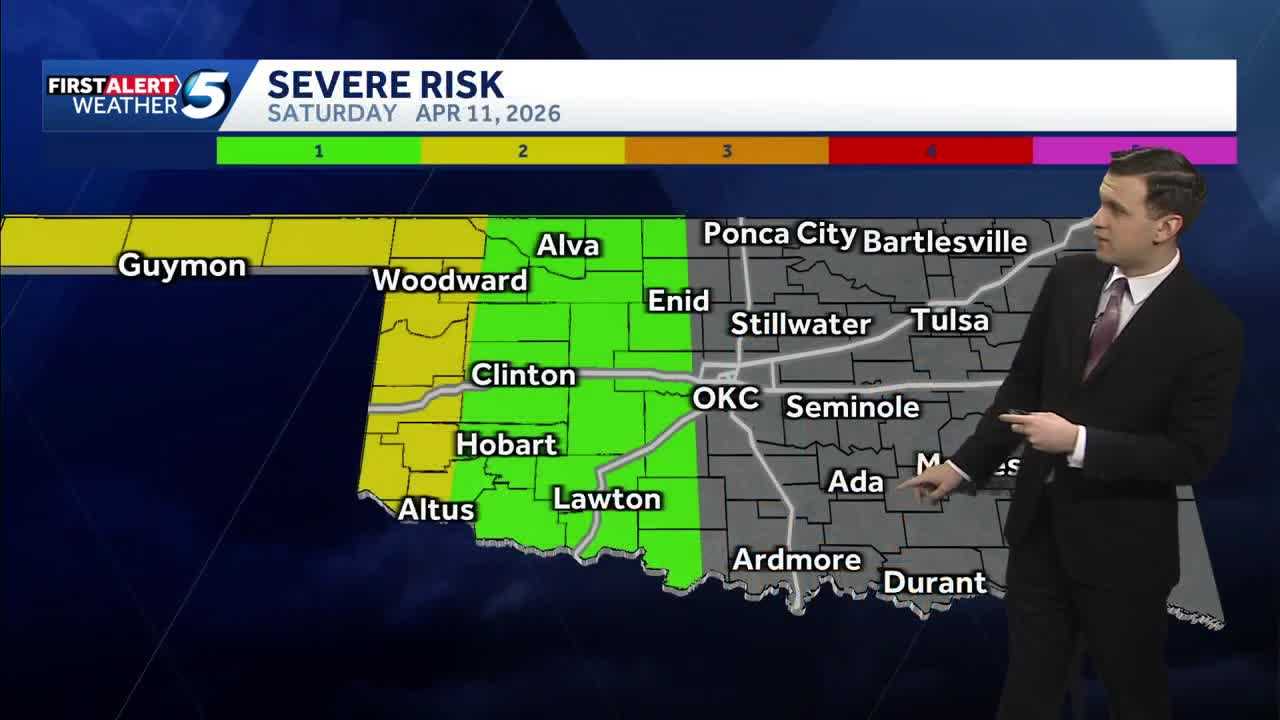 Timeline: Oklahoma to see waves of storms with severe weather risk this ...