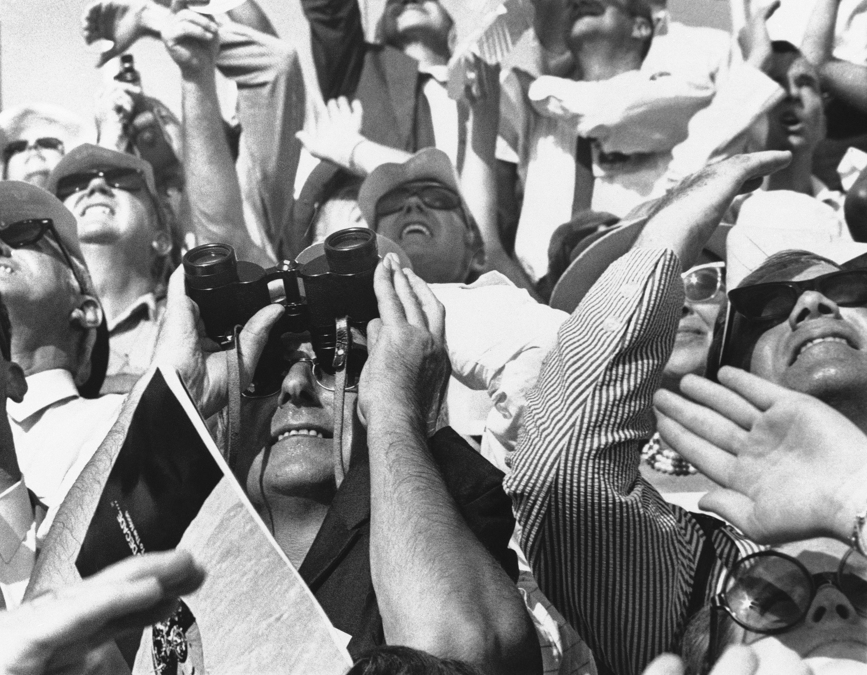 Trump's dark rhetoric eclipses the new wonders of the Space Age