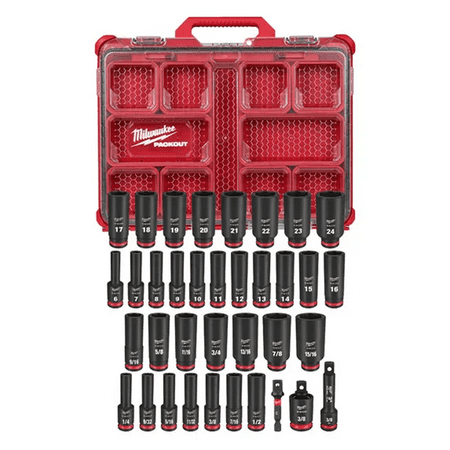 Milwaukee Shockwave 36-Piece Impact Duty Socket Set&comma; &dollar;213 &lpar;was &dollar;400&rpar; at Walmart