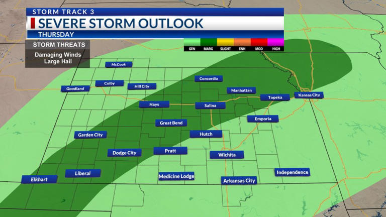 Storm Track 3 forecast: Rain chances rise, some storms will be severe ...