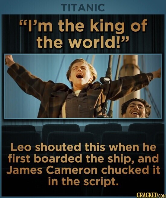 Iconic movie moments that weren’t in the script