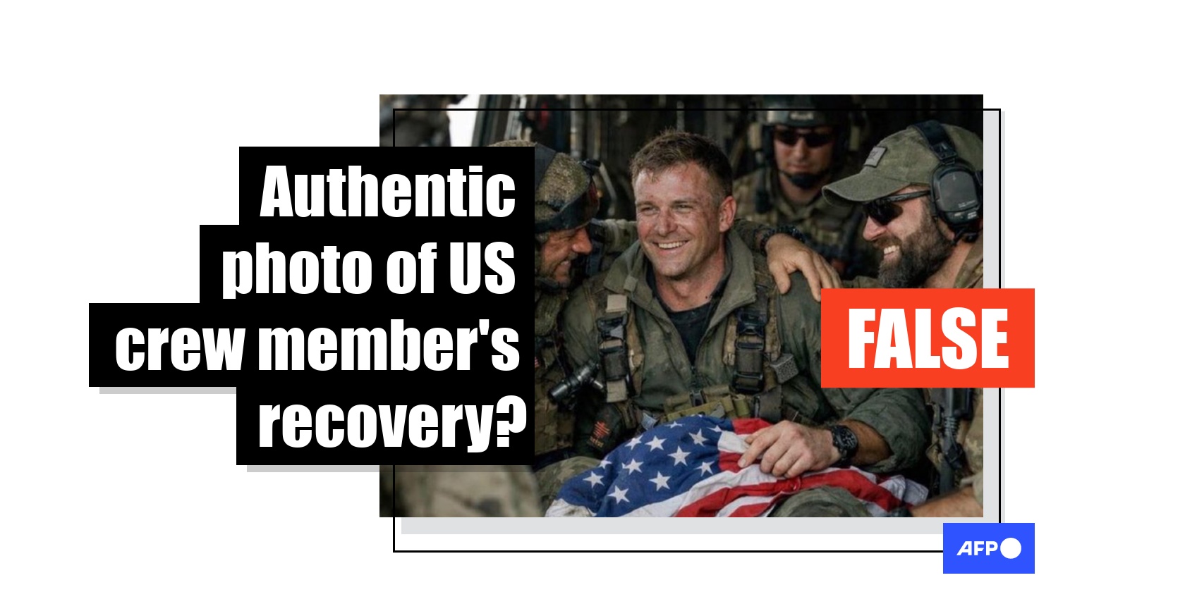 Texas governor shares fake image depiciting rescued US airman