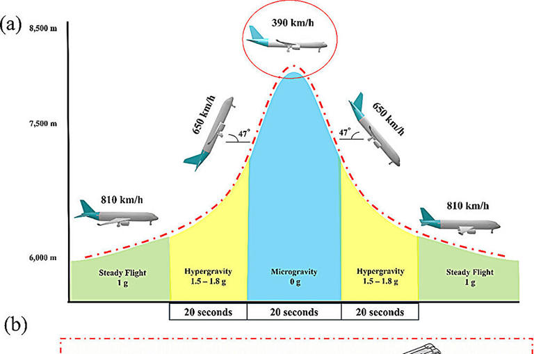 Parabolic flight test shows lasers can propel graphene aerogels in ...