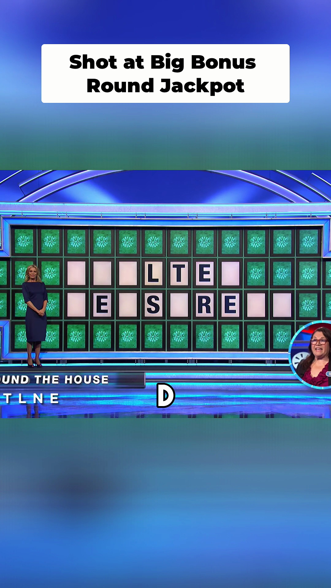 Ilene takes her shot at bonus round jackpot on Wheel of Fortune