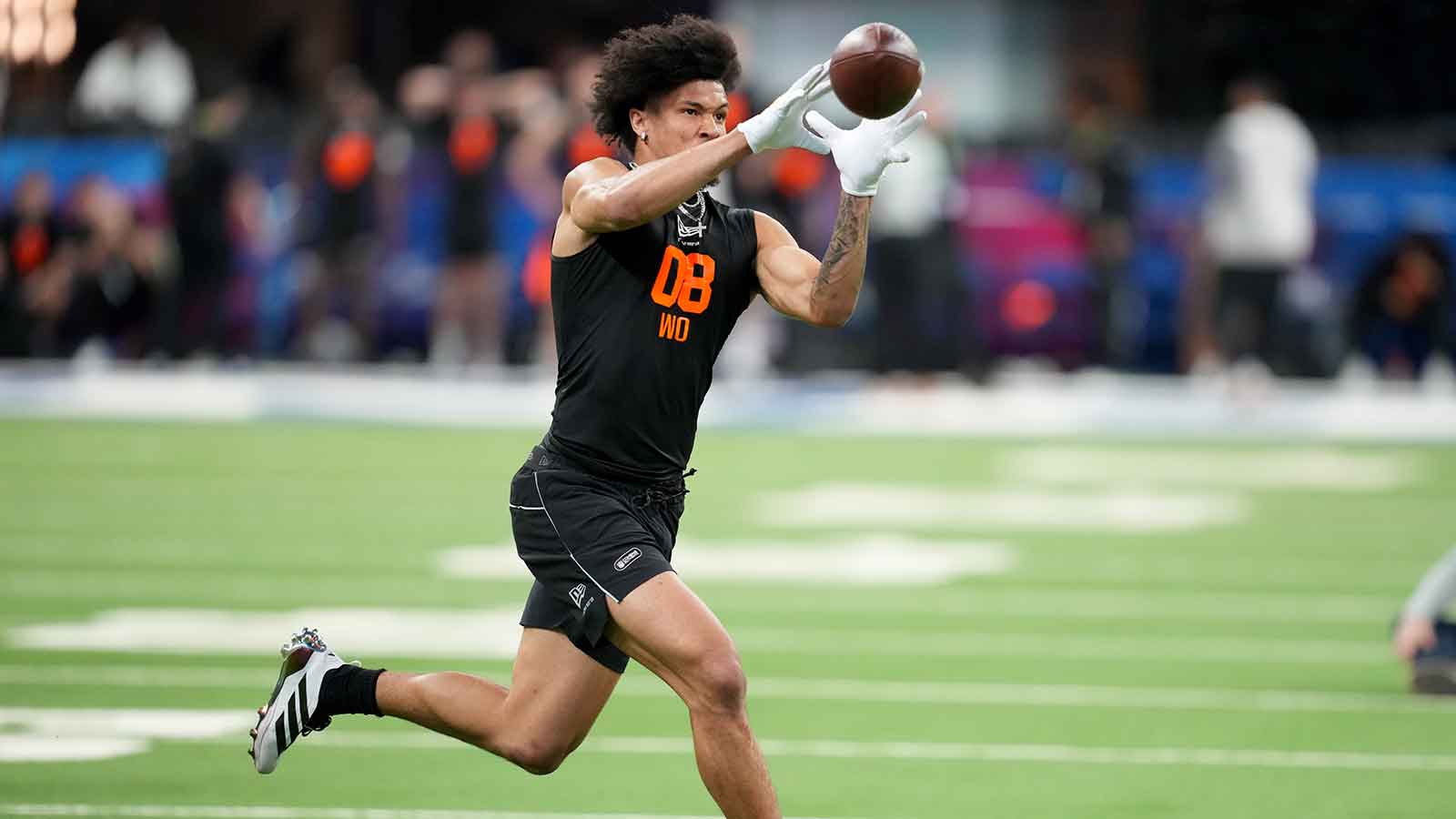 Which wide receiver are Ravens working out before the NFL draft?