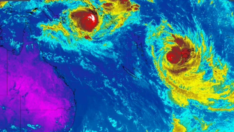 Travel chaos looms over twin cyclone threat