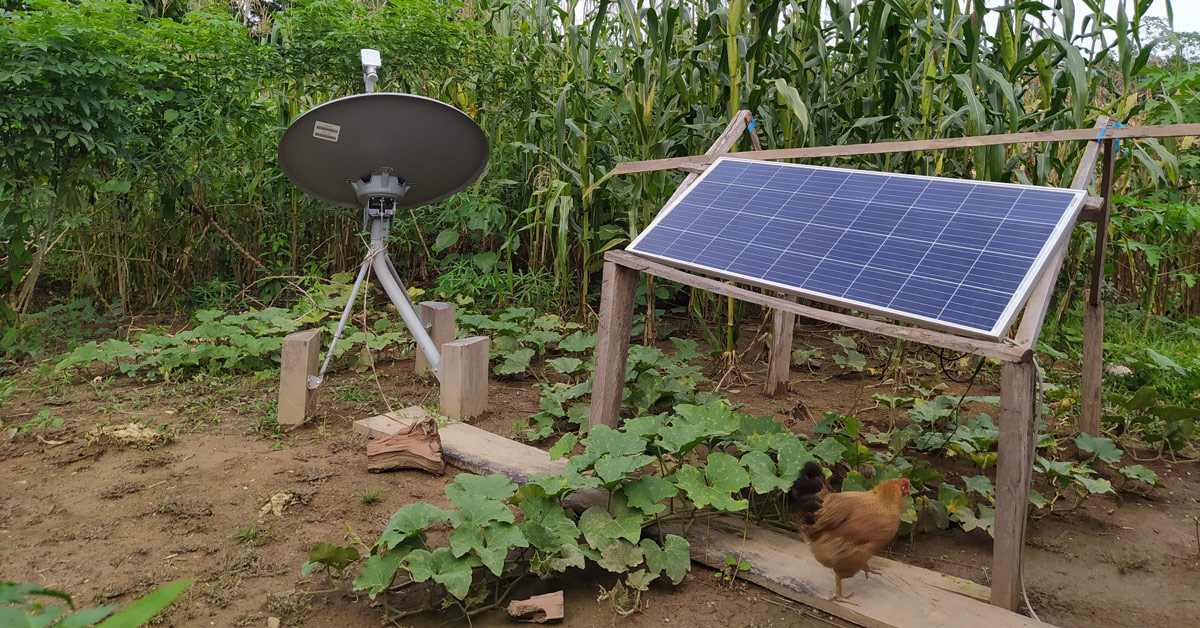 College students install solar power in rural village that has never ...