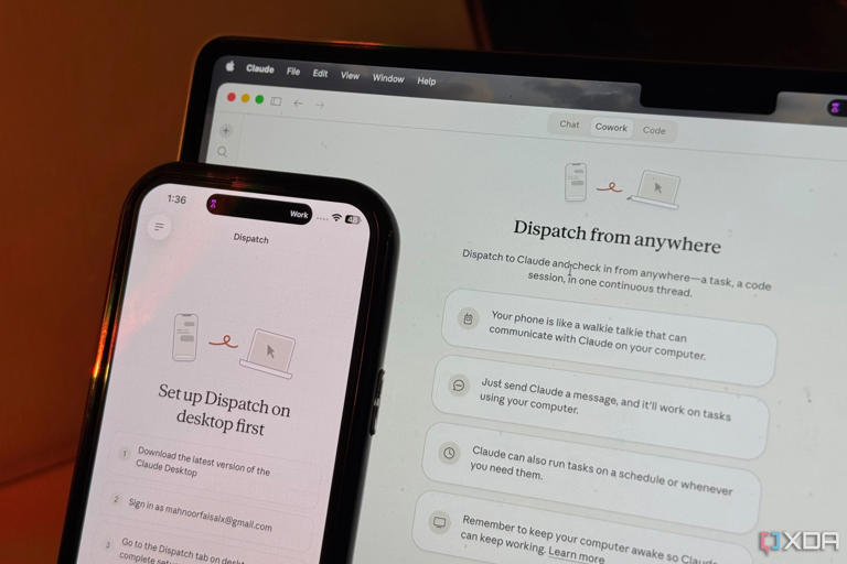 Claude's Dispatch feature turned my phone into a remote control for my ...