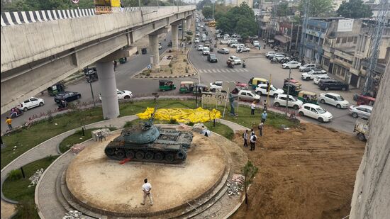 Ludhiana: Patton tank captured during 1965 war returns to Bharat Nagar ...