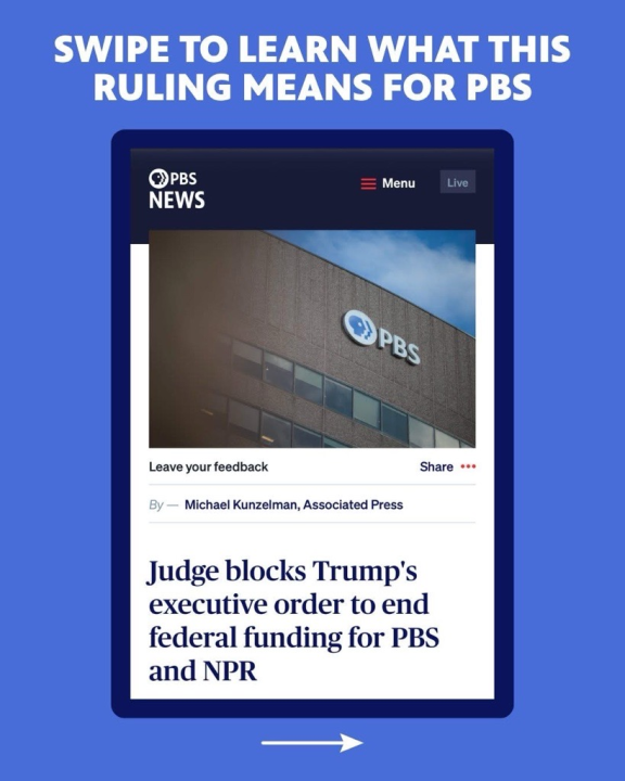 Recent Supreme Court ruling block to end federal funding for PBS and NPR