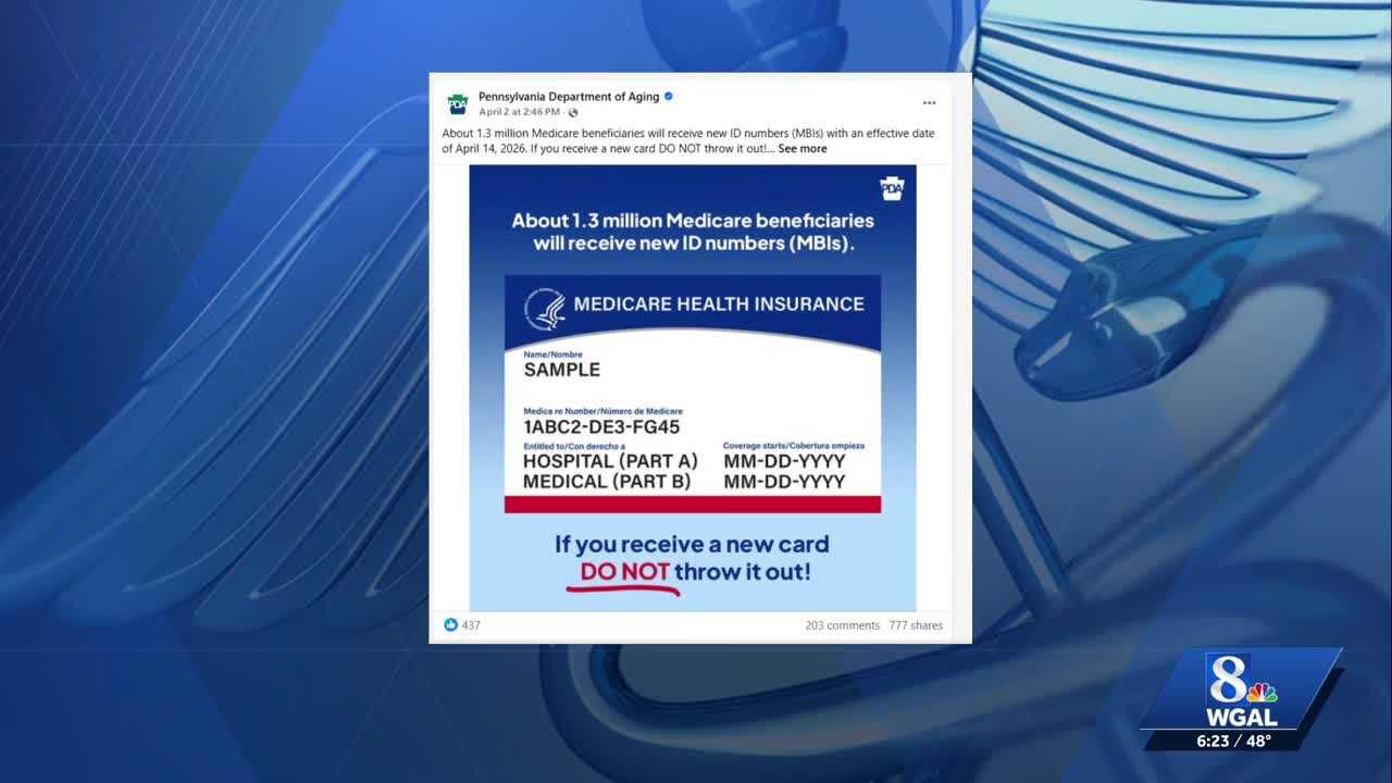 CMS confirms new Medicare cards being issued to 1.3 million ...