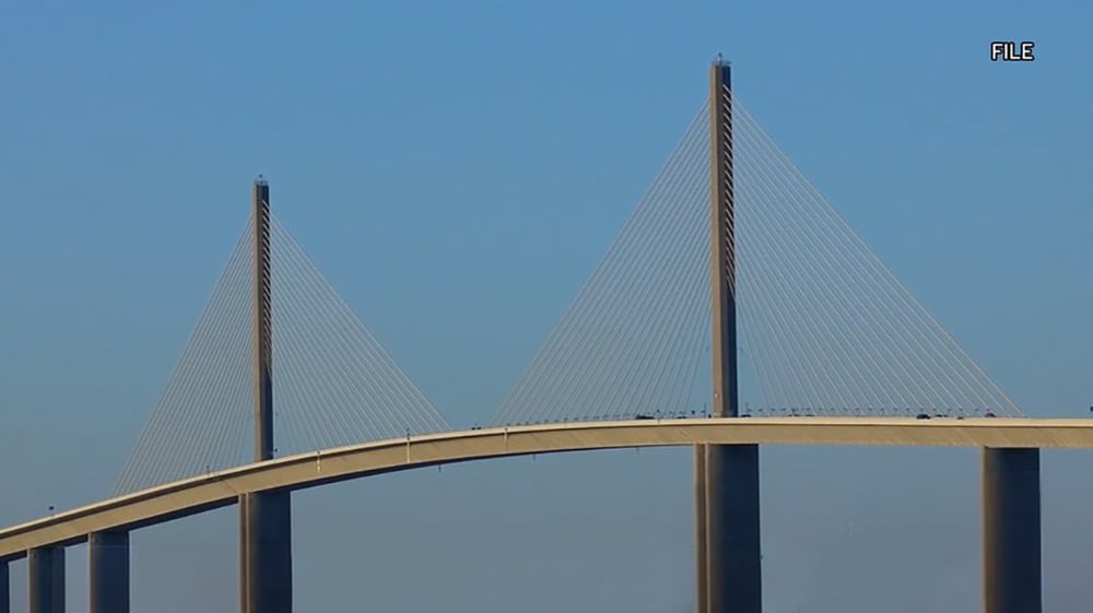 Man missing in water near Sunshine Skyway Bridge