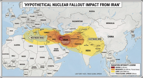 Trump warmed '100 million will be slaughtered' as nuke map shows ...