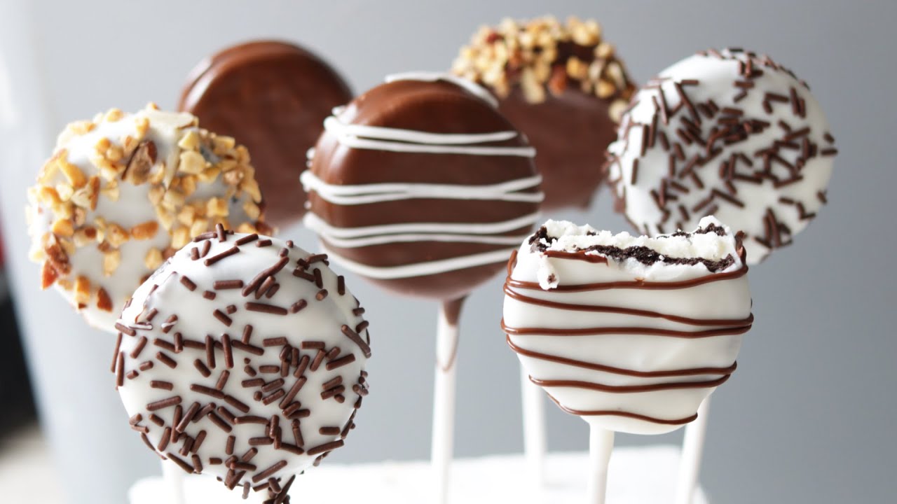 How to make Oreo pops | Easy chocolate covered Oreo pops recipe