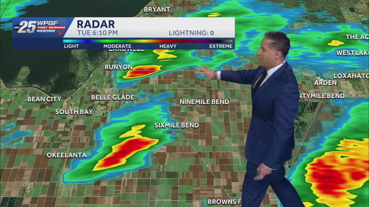 Heavy downpours in store for South Florida the next two days