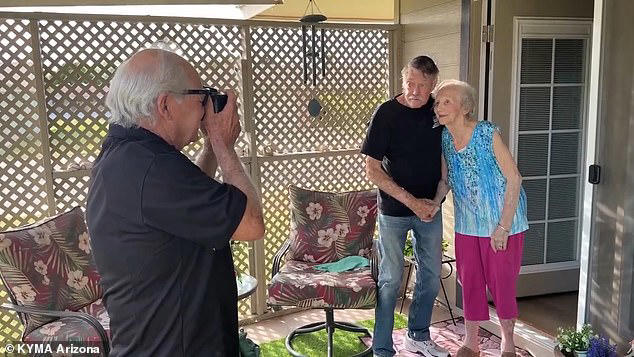 Michael Long (left) has set up an online fundraiser to help ease the couple's financial burden