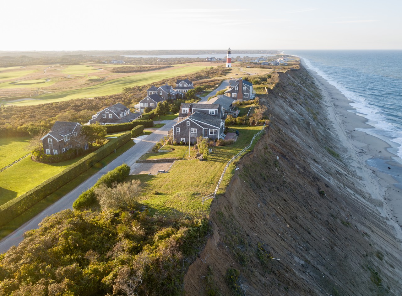 Nantucket's oceanfront homes are sliding into the sea. The locals don't care.