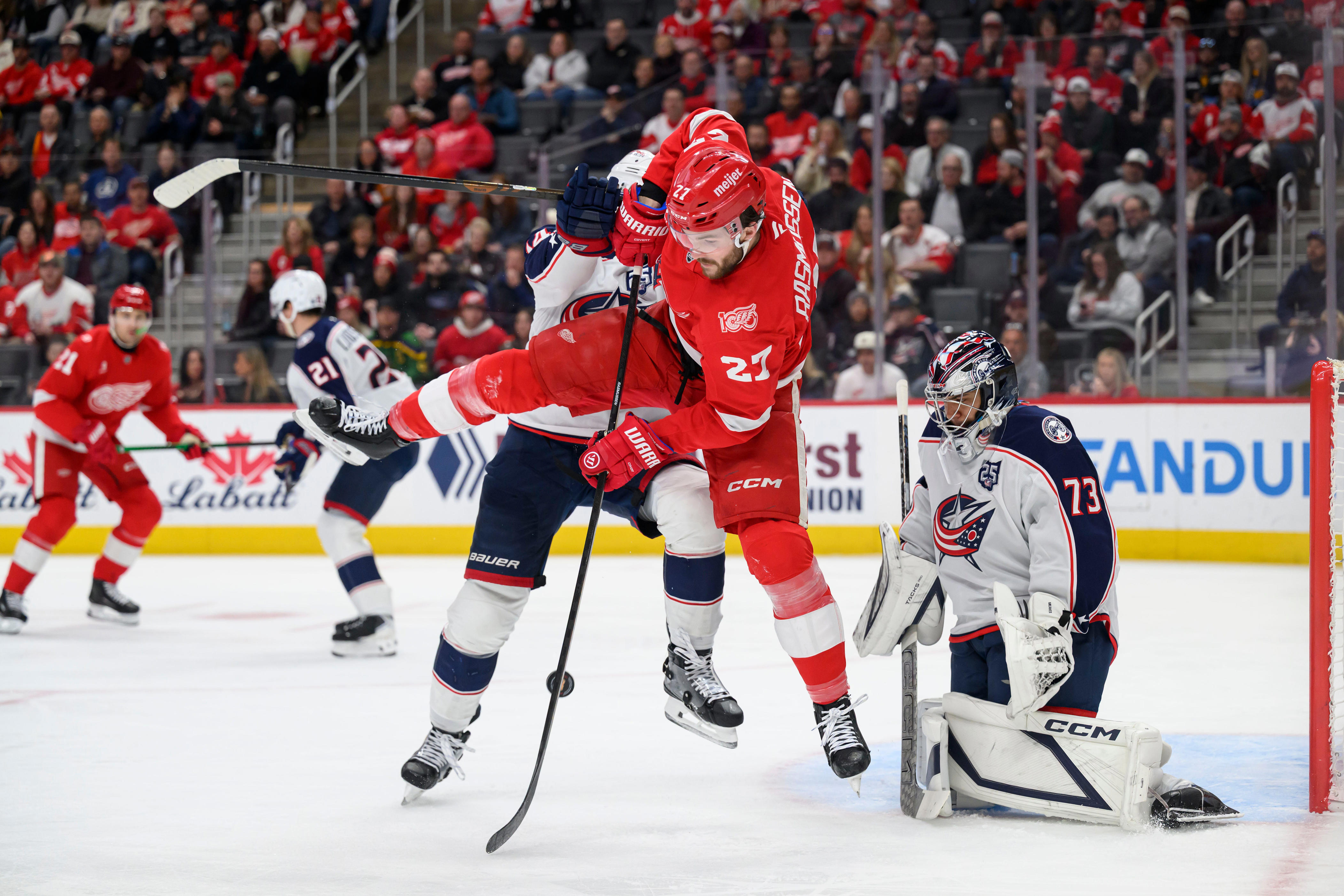 Red Wings close out preseason with 4-2 loss against Columbus