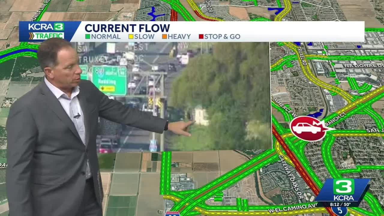 Overturned big rig delays Interstate 80 traffic in Sacramento area