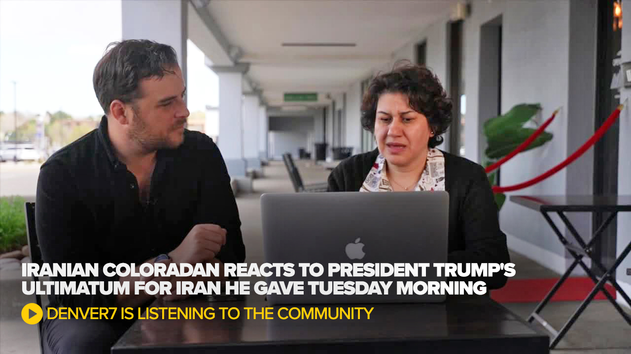 Iranian Coloradan speaks with Denver7 about President Trump's Tuesday ...
