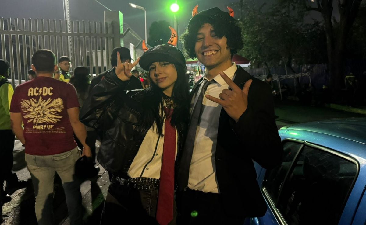Entre cuernos y largas filas; fans de AC/DC toman el Estadio GNP para ...