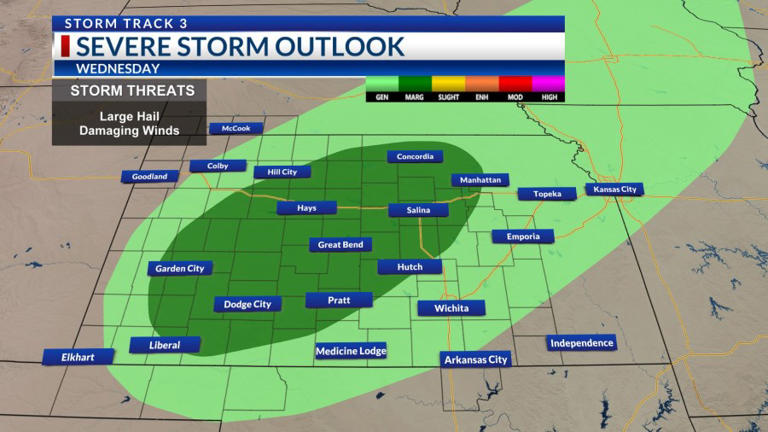 Storm Track 3 forecast: Rain chances rise, some storms will be severe ...