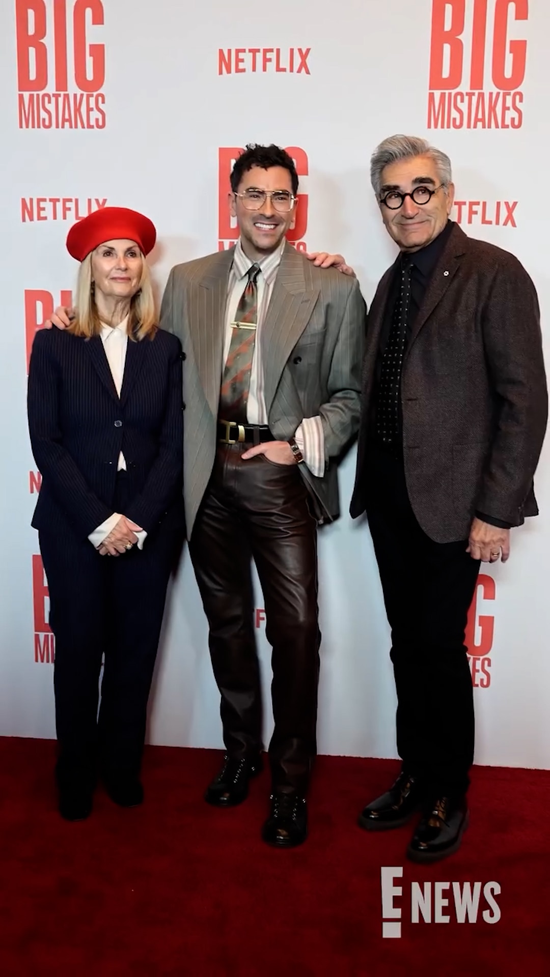 Deborah Divine and Eugene Levy support Dan Levy