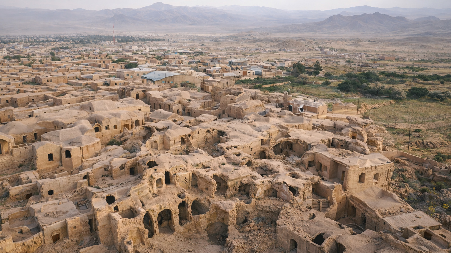 Where houses blend into the landscape