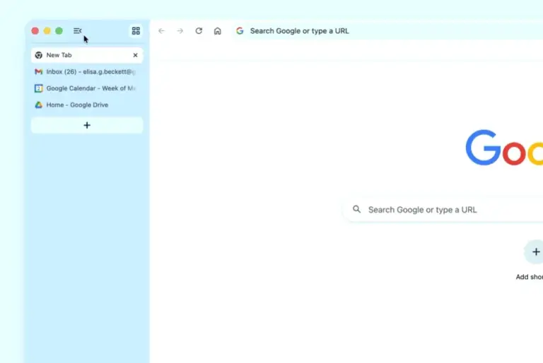 Chrome adds vertical tabs and immersive reading mode
