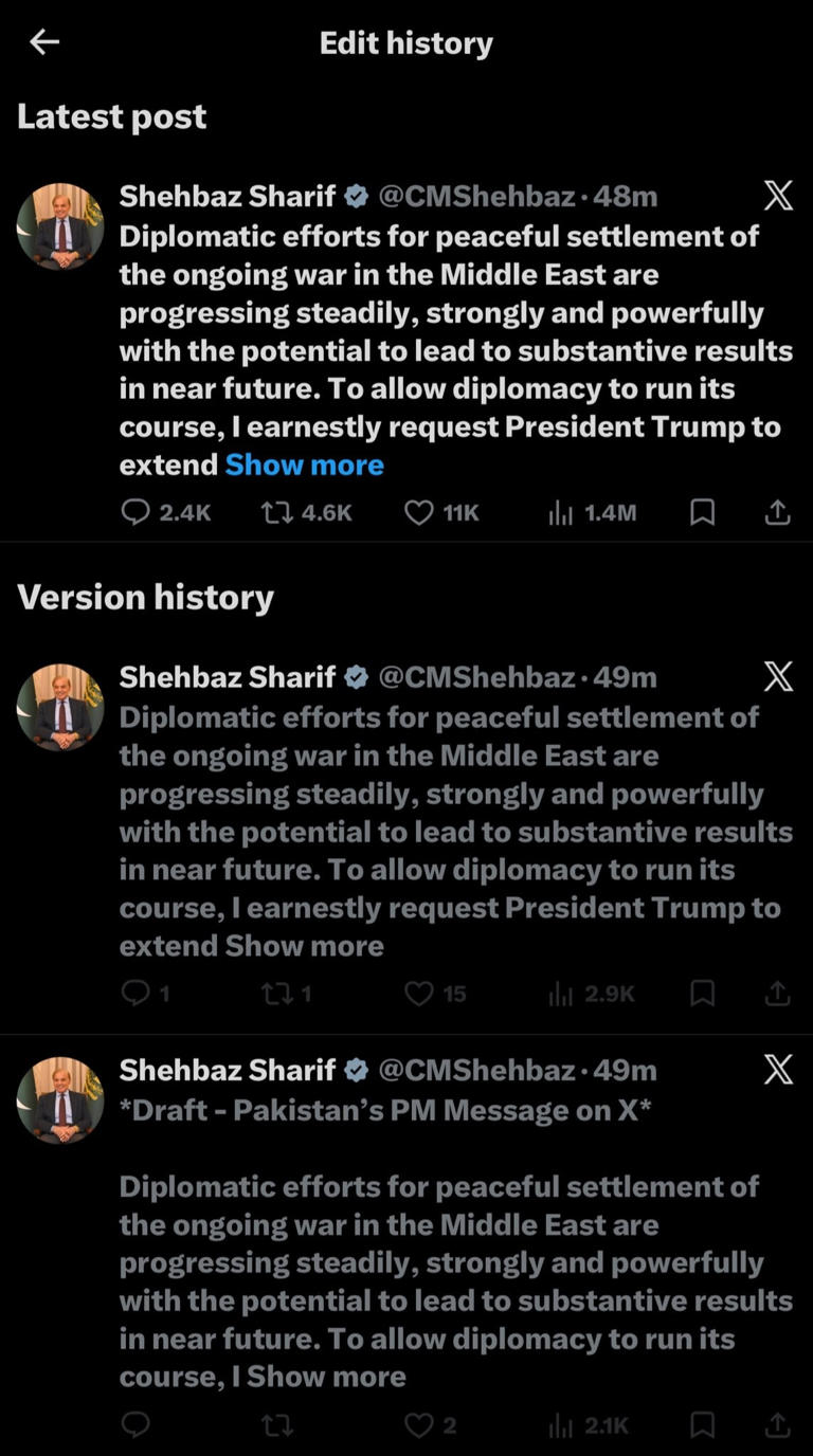 Does Shehbaz Sharif's 'draft' post expose why Trump chose Pakistan as ...