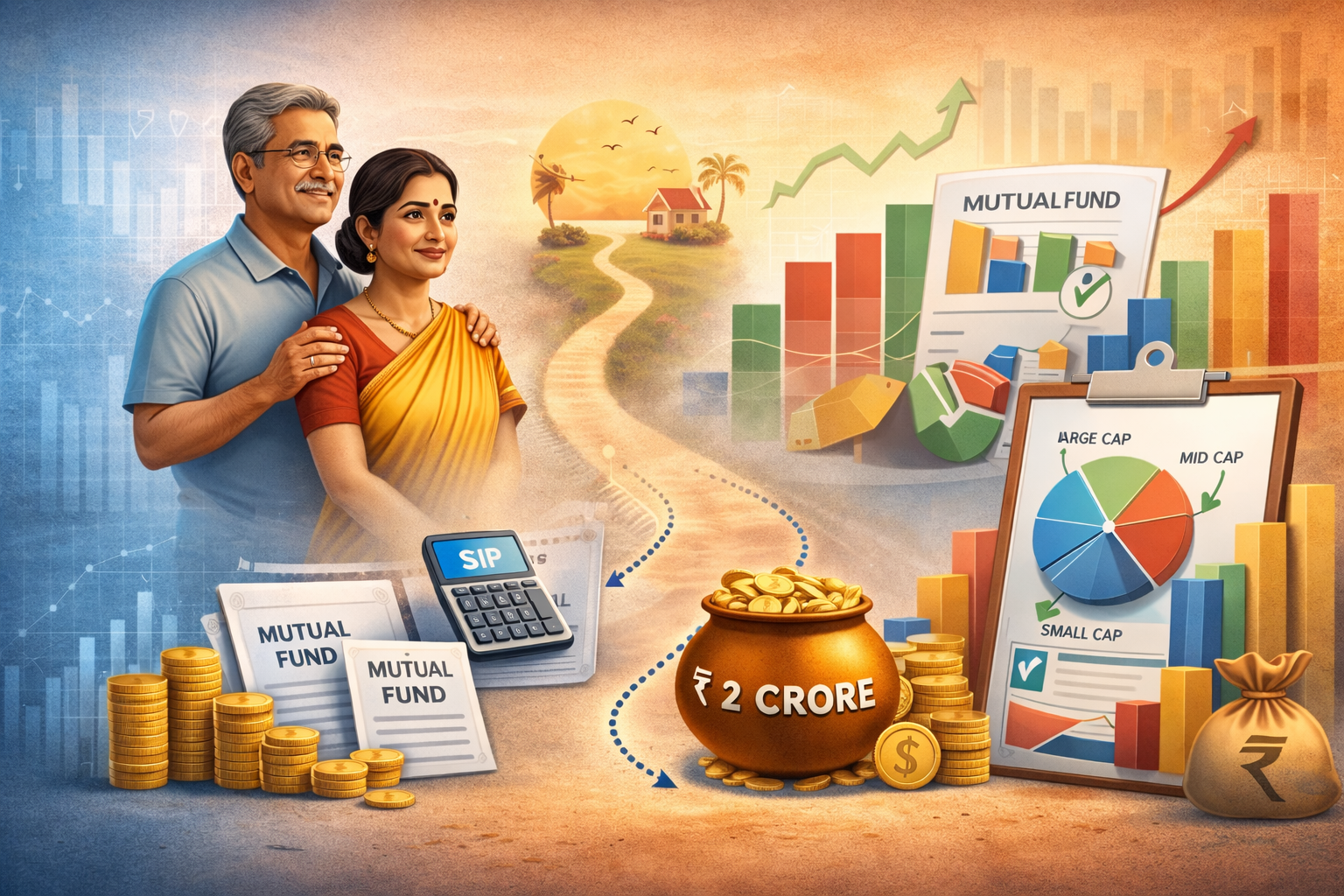 Retirement planning via mutual funds: How to achieve Rs 2 crore corpus