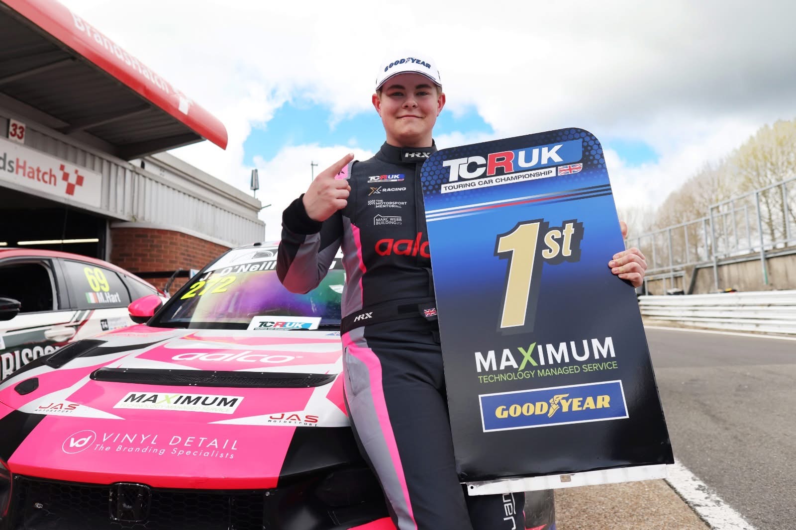 Sixteen-year-old makes UK motorsport history