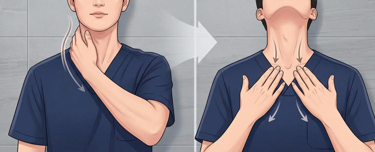 목 아픈 사람 대부분이 모른다…하루 10분만 이곳을 펴주면 삶의 질이 달라져요