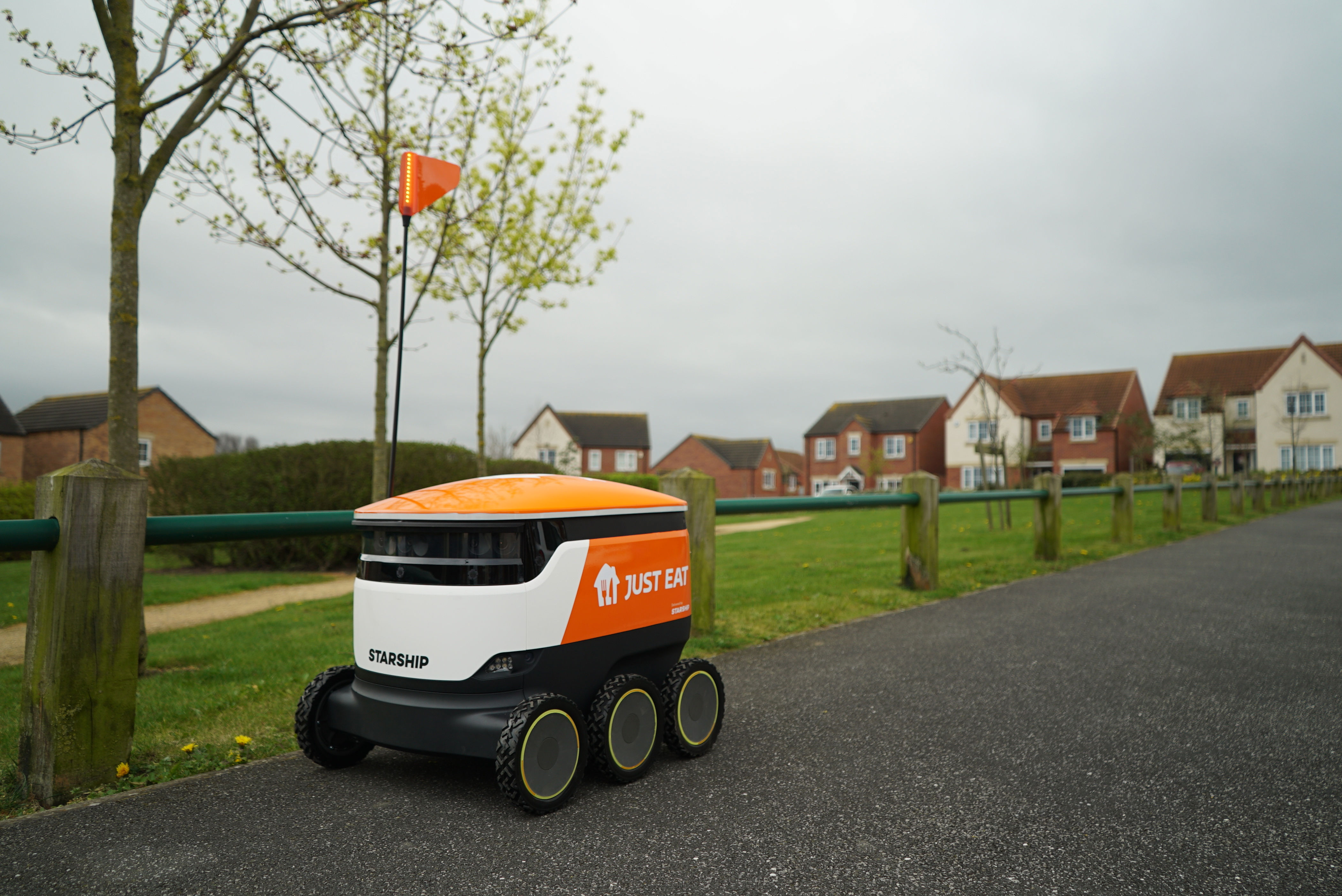 Just Eat robot delivery: order a takeaway and get your food by Starship ...