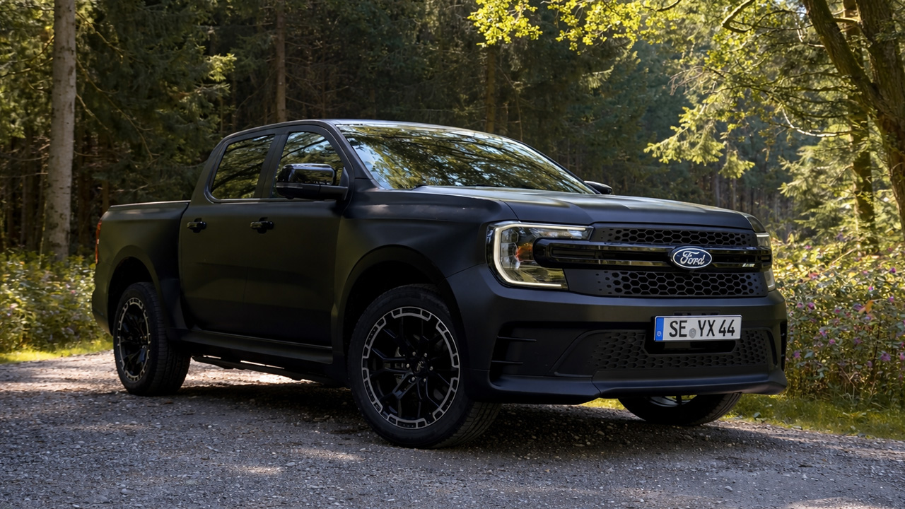 Wie verändert Satin Black den Ford Ranger MSRT?