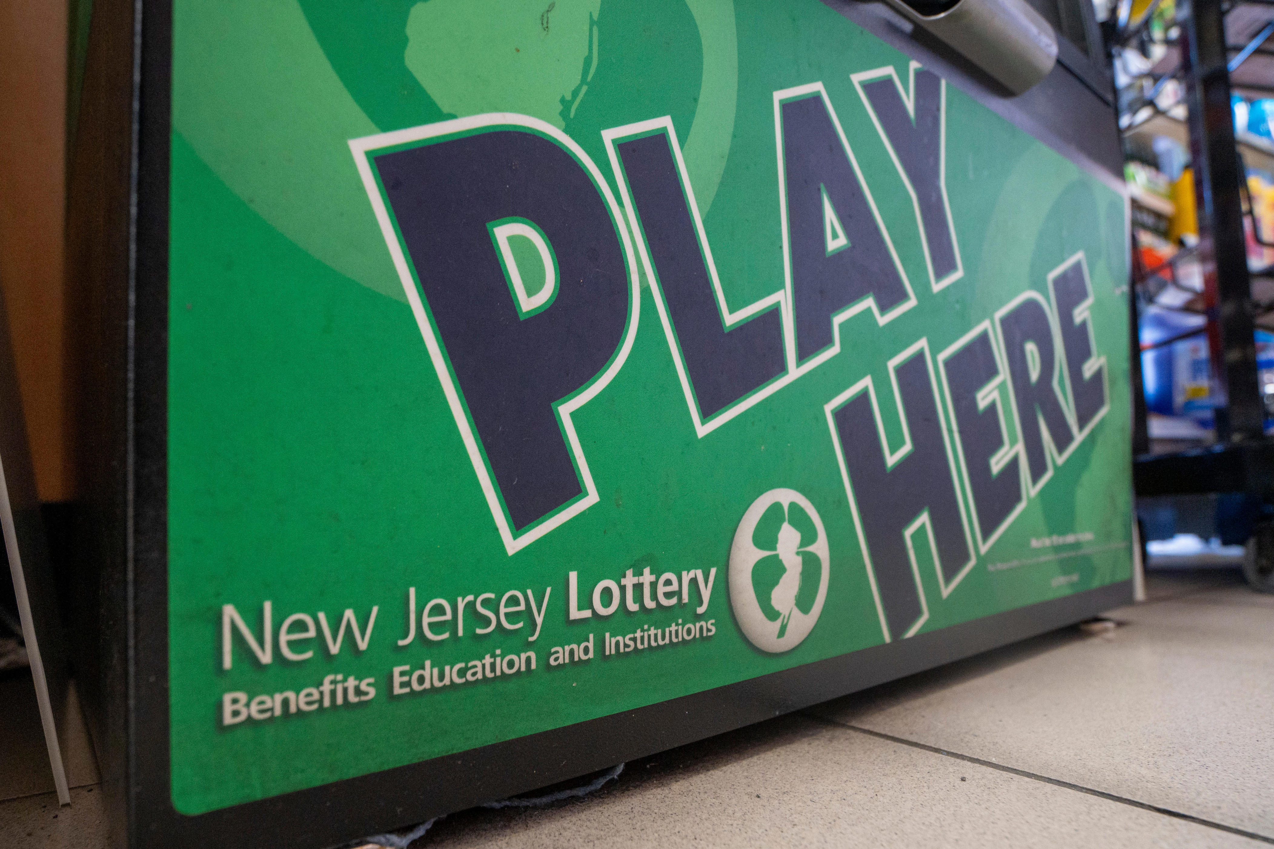 A vending machine for New Jersey Lottery scratch off tickets at 7-Eleven on Market St. on Monday, April 6, 2026, in Elmwood Park.
