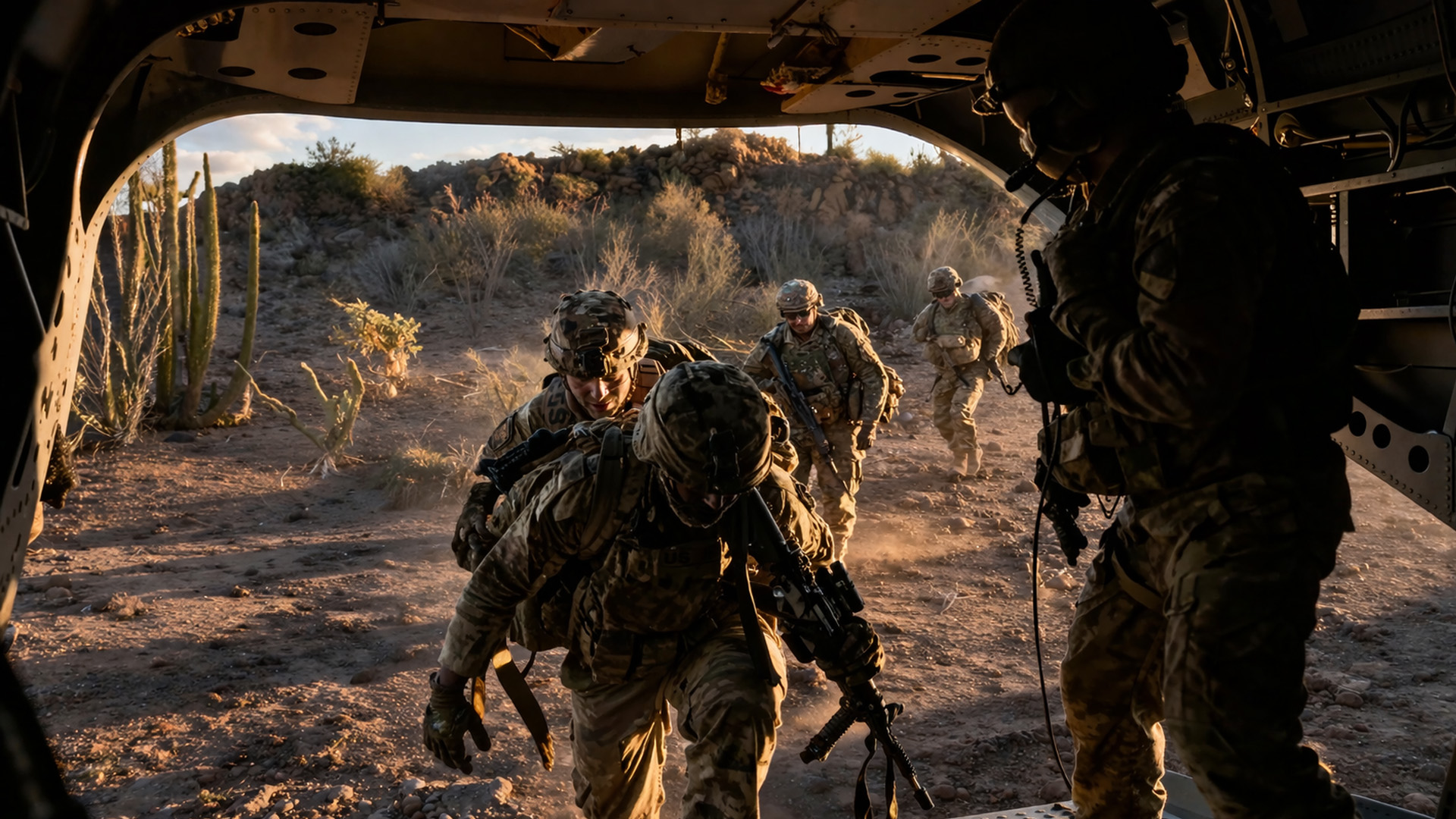 Inside helicopter extraction operations near southern border