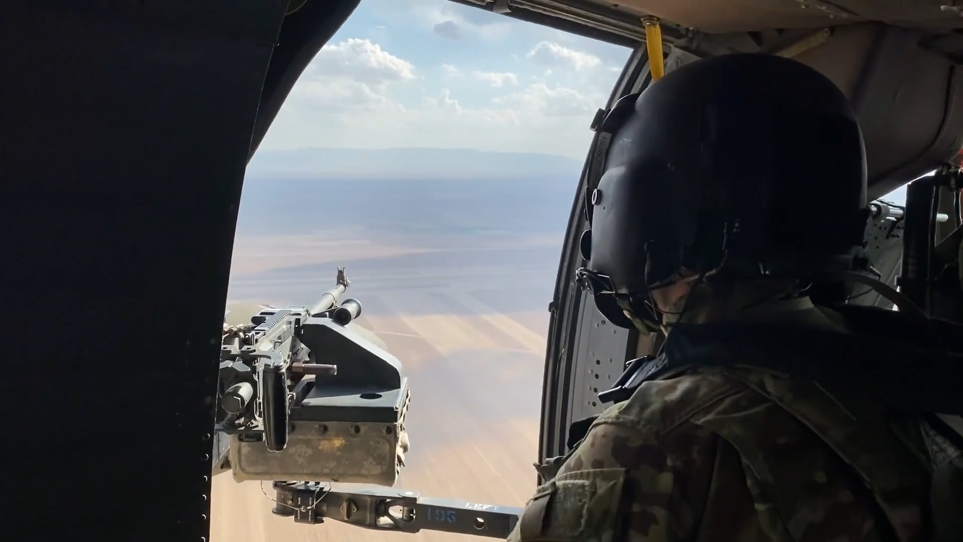 US Black Hawk crews conduct operations in the Middle East